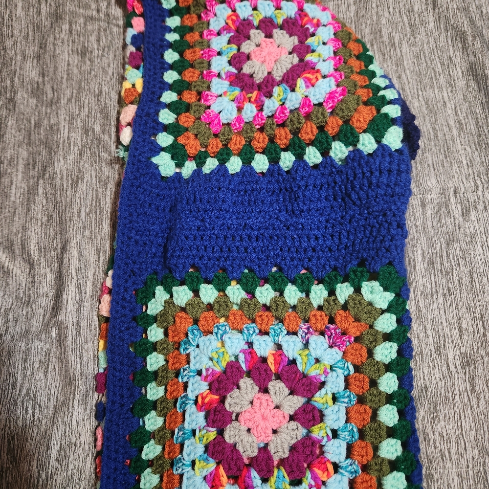 Vibrant Multicolor Crochet Women's Jacket - Picture 2 of 5